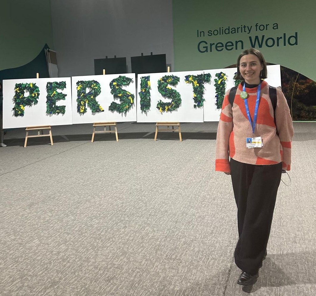 22 Nov. Thea Stevens at COP29 persist