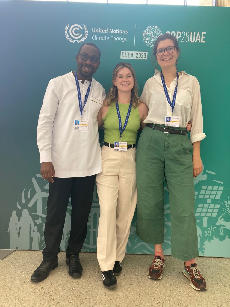 Emmanuel Essah_Philippa Oppenheimer_Fiona Spuler at COP28