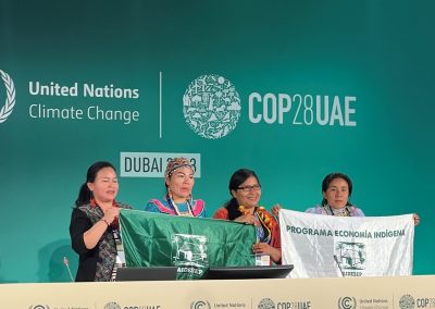 Indigenous Women Representing AIDESEP Advocate Recognition of Traditional Knowledge and Climate Solutions