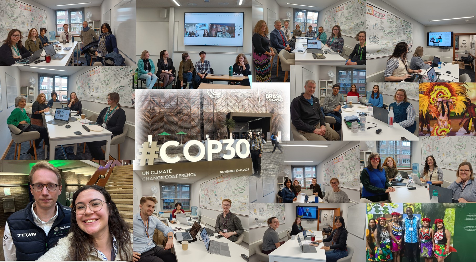 Collage of COP30 photos