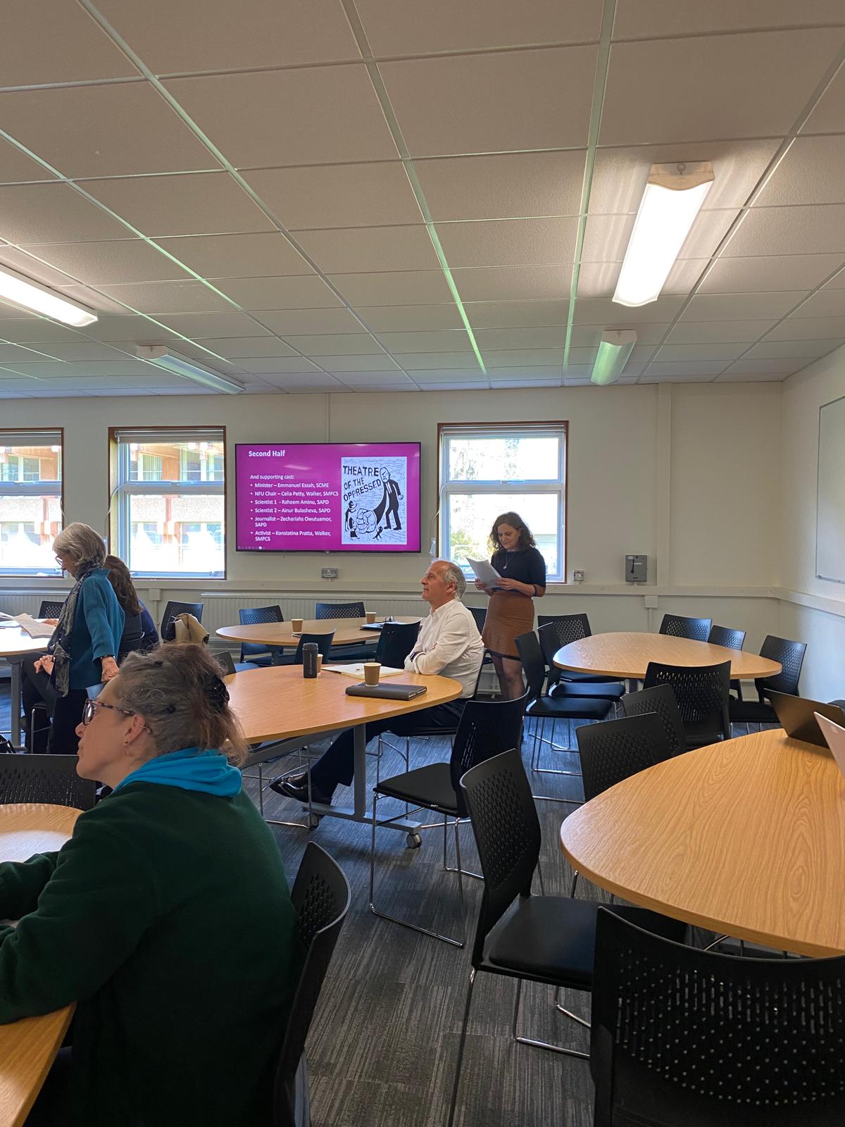 Rosalind and Roger Matthews attending