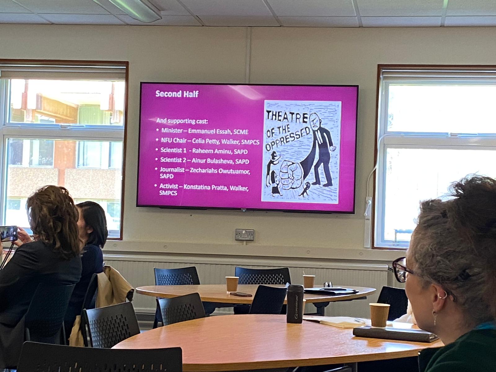 Theatre of the oppressed slide