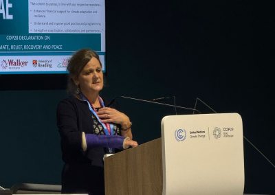 The Pearl Director, Prof. Rosalind Cornforth, at Royal Meteorological Society Event Research to Practice in Climate Change Adaptation