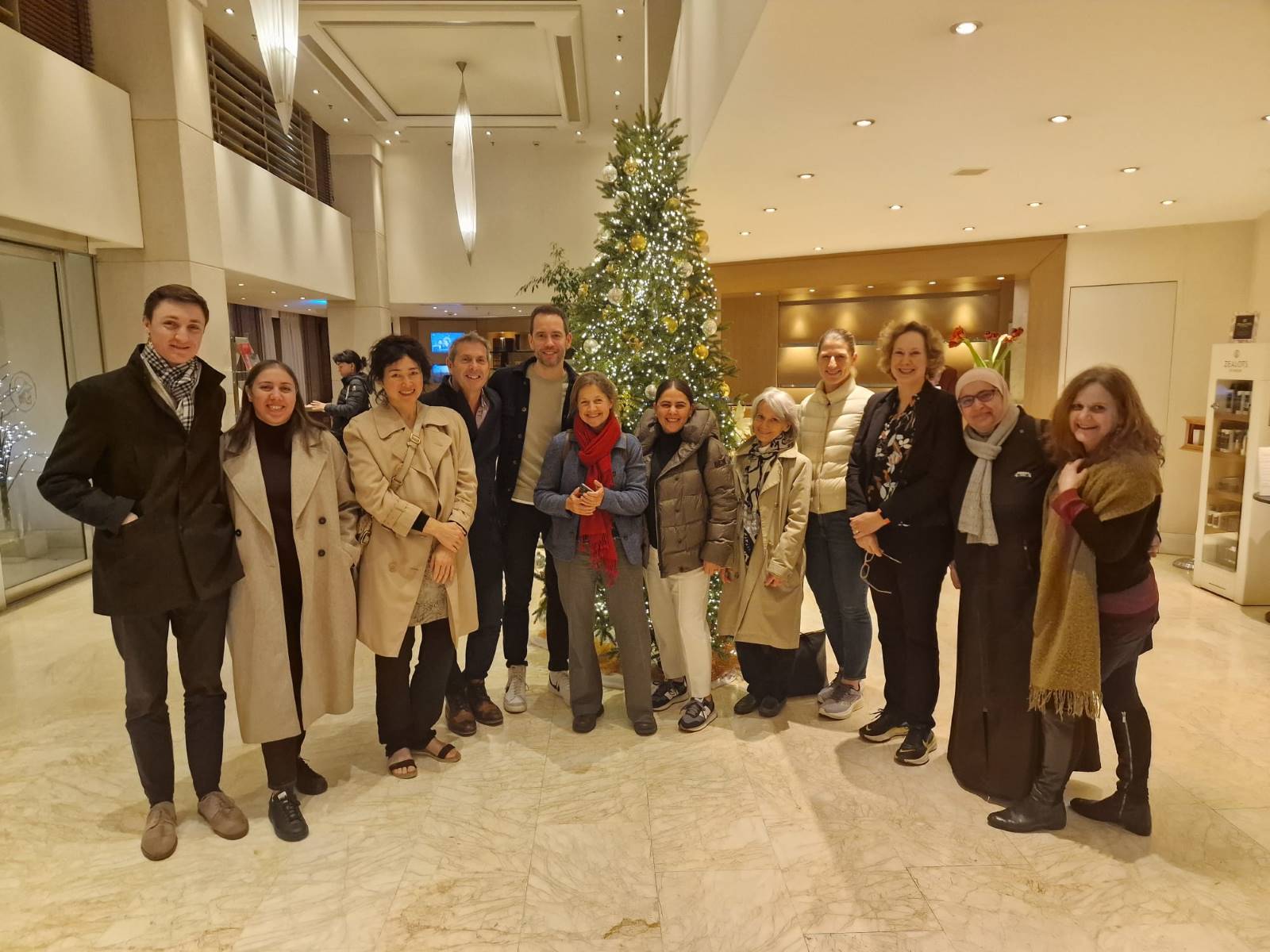 Event organiser team collective photo