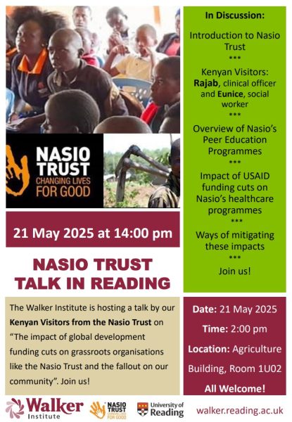 Poster of the Nasio Trust talk