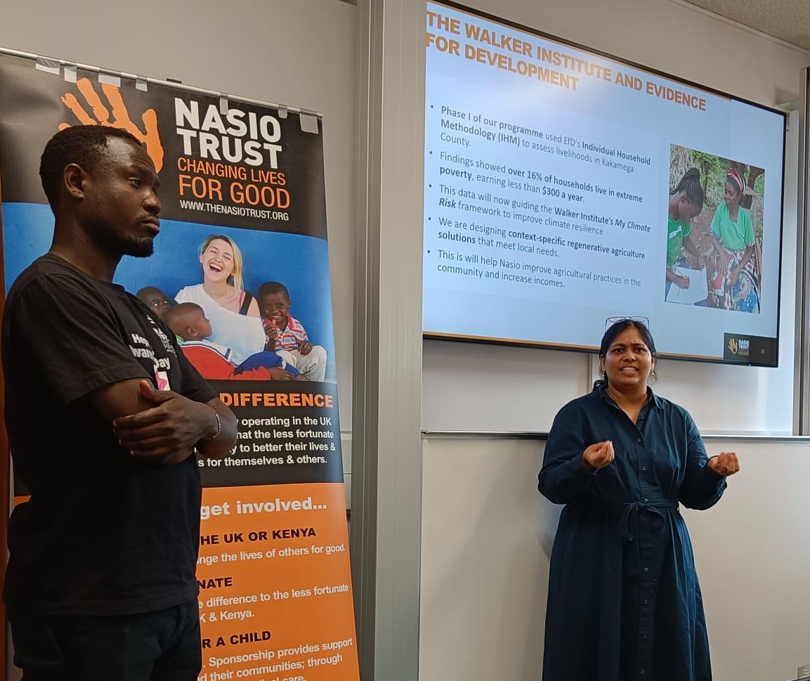 Rajab and Divya from Nasio Trust