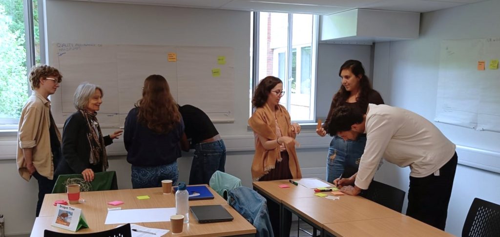 participants engaged in a group activity during session 2 of EwDM