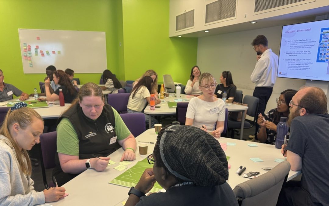A day of systems thinking, stakeholder mapping, and serious gaming at the FoodBioSystems DTP Summer School.