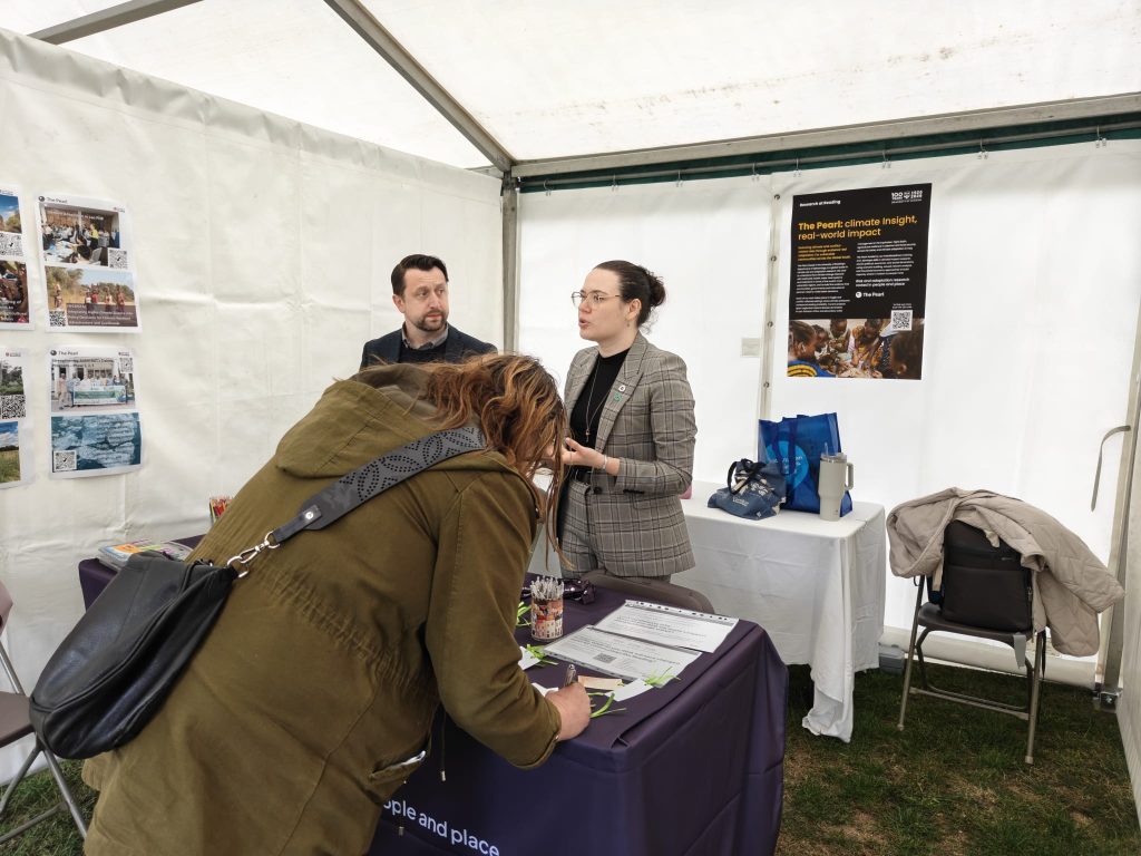 The Pearl team engaging with the community